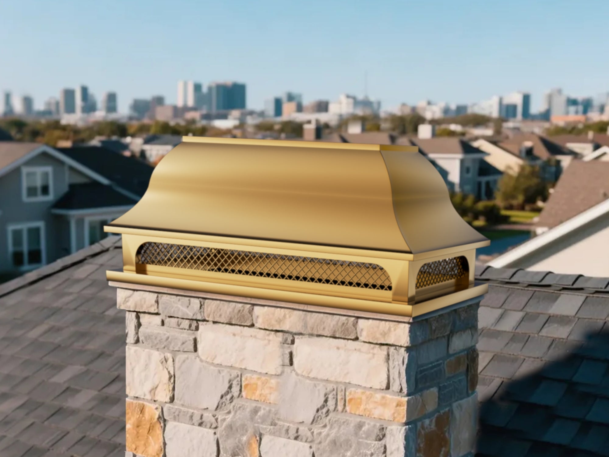 Custom Brass Chimney Cap