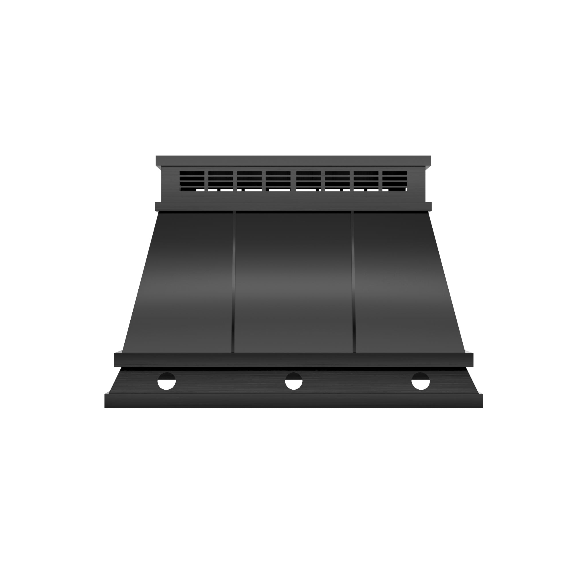 Custom Blacken Copper chimney cap with unique shape for industrial chimney systems