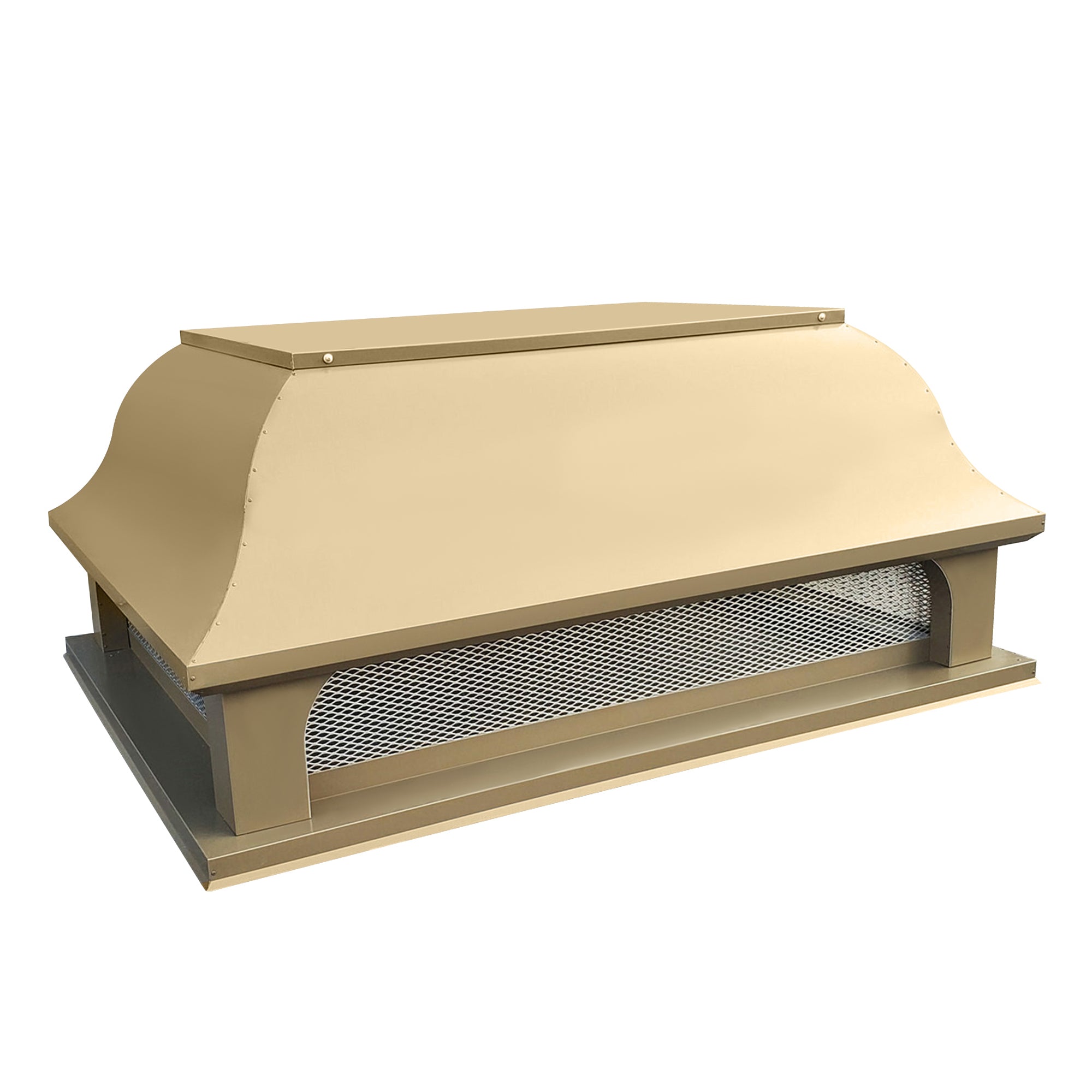 Custom Brass Chimney Caps Dome Style With Screens