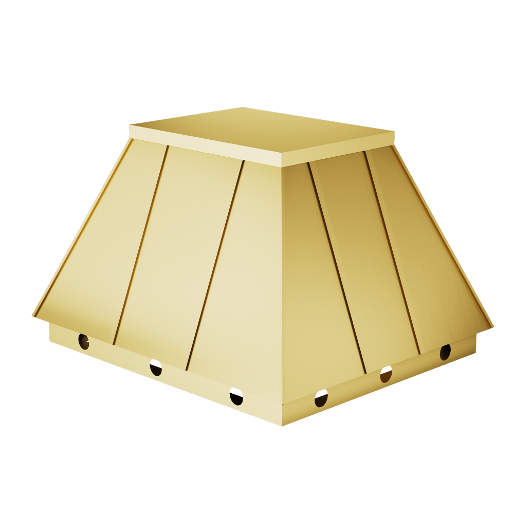 Custom Brass Chimney Topper With Flat Top