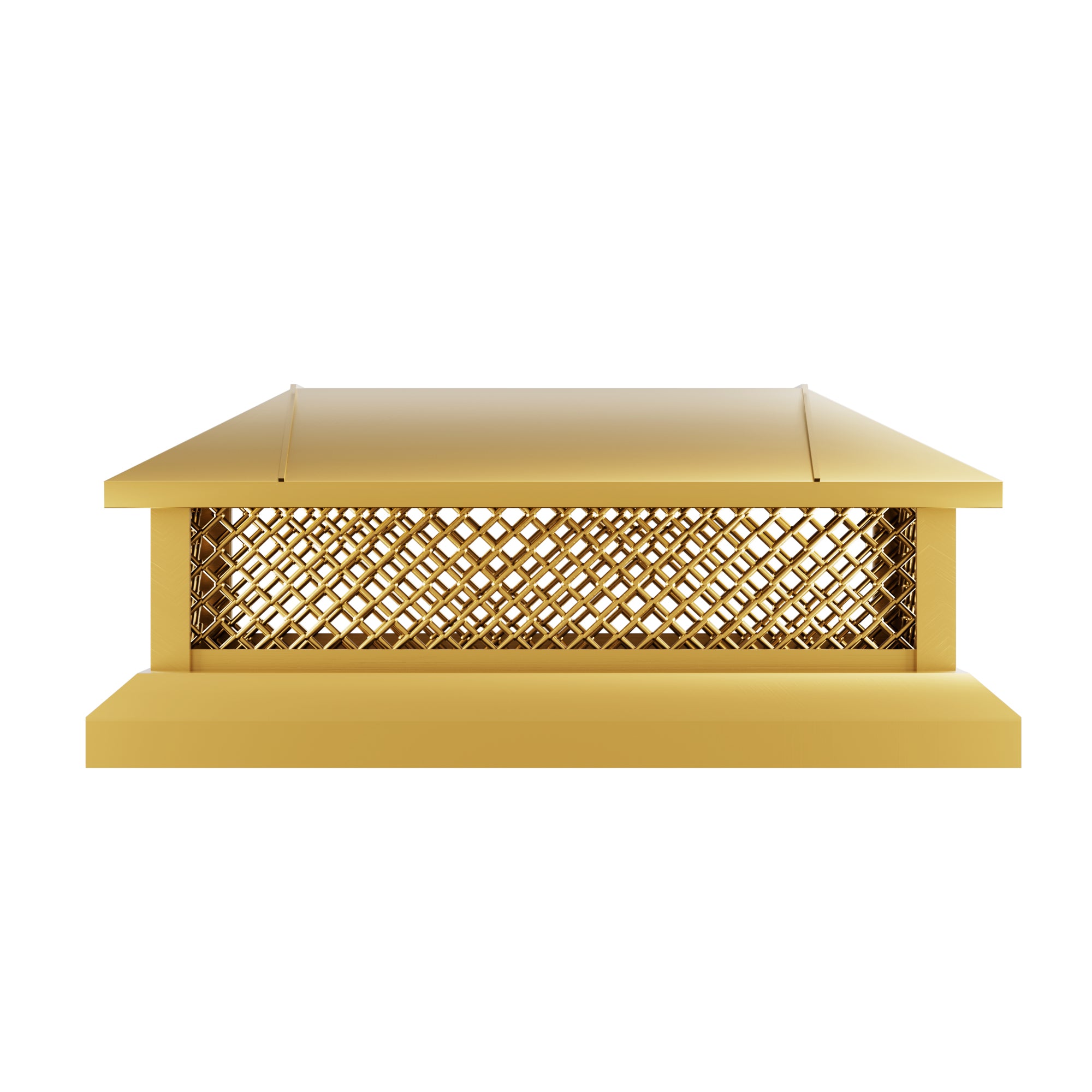 High-Quality Custom Brass chimney cap with rust-proof brass build for traditional house fireplace chimneys