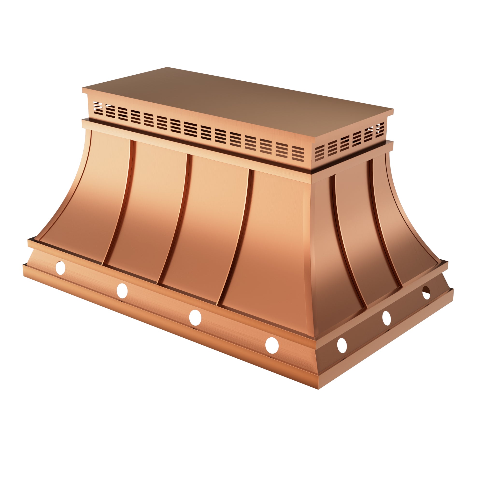 Custom Copper Chimney Topper Flat Cover for Fireplace