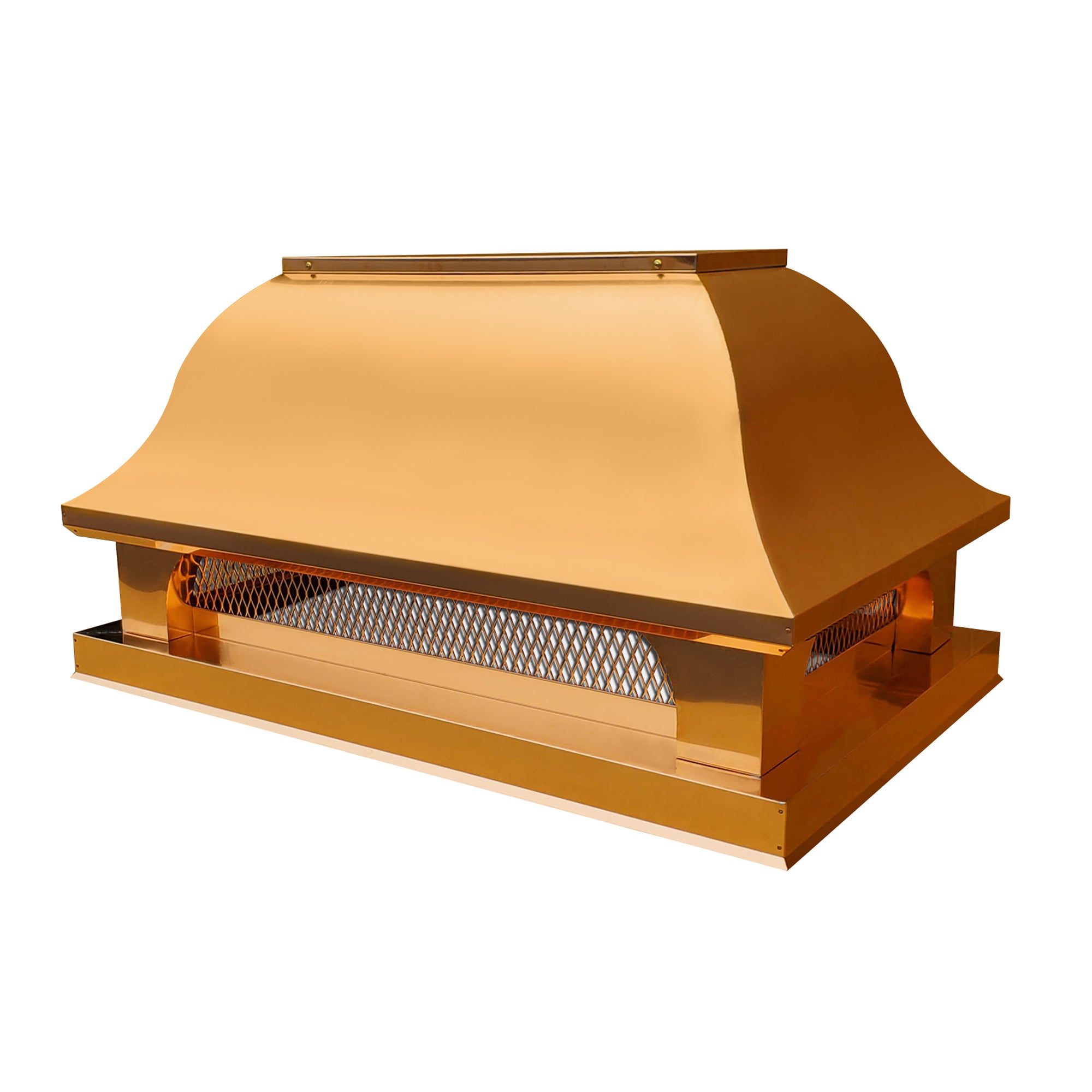 Custom Copper Dome Chimney Cap Crown Cover