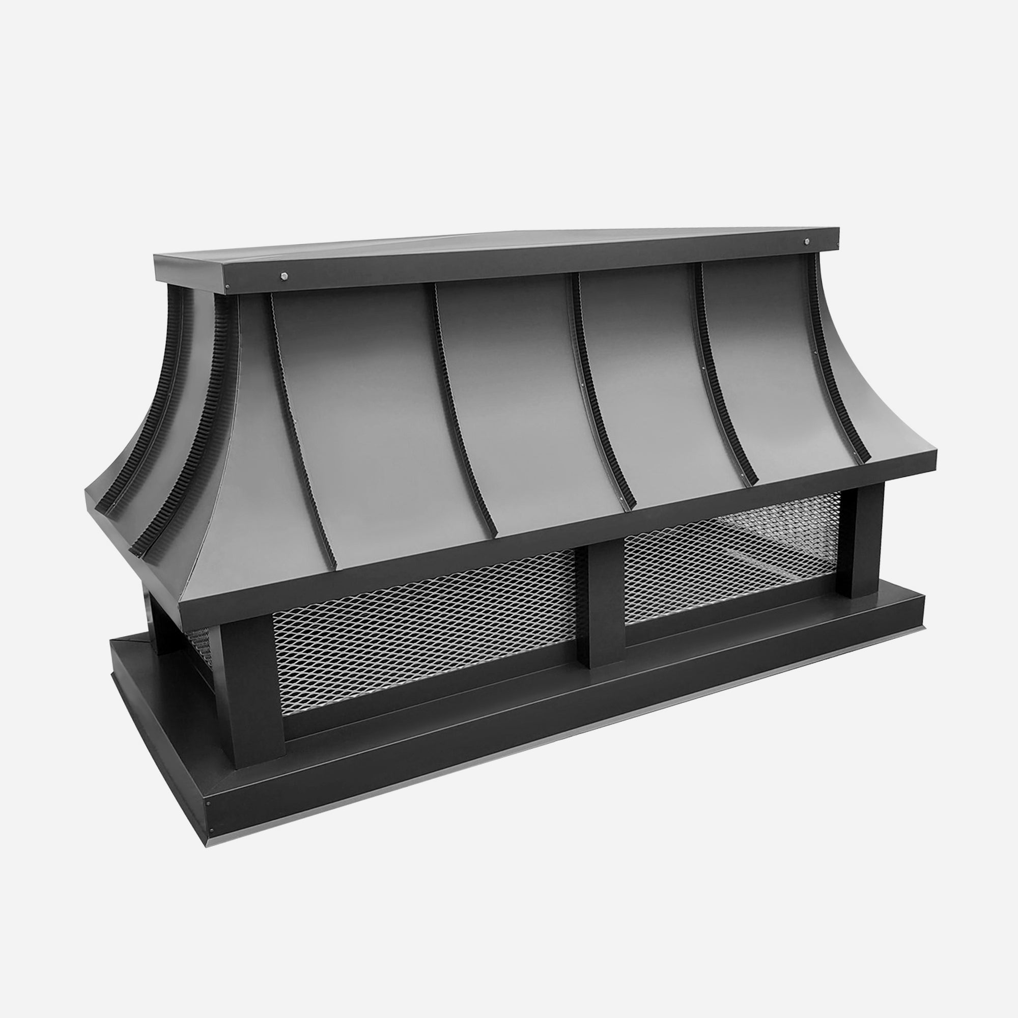 Custom Copper Flat Chimney Topper ORB