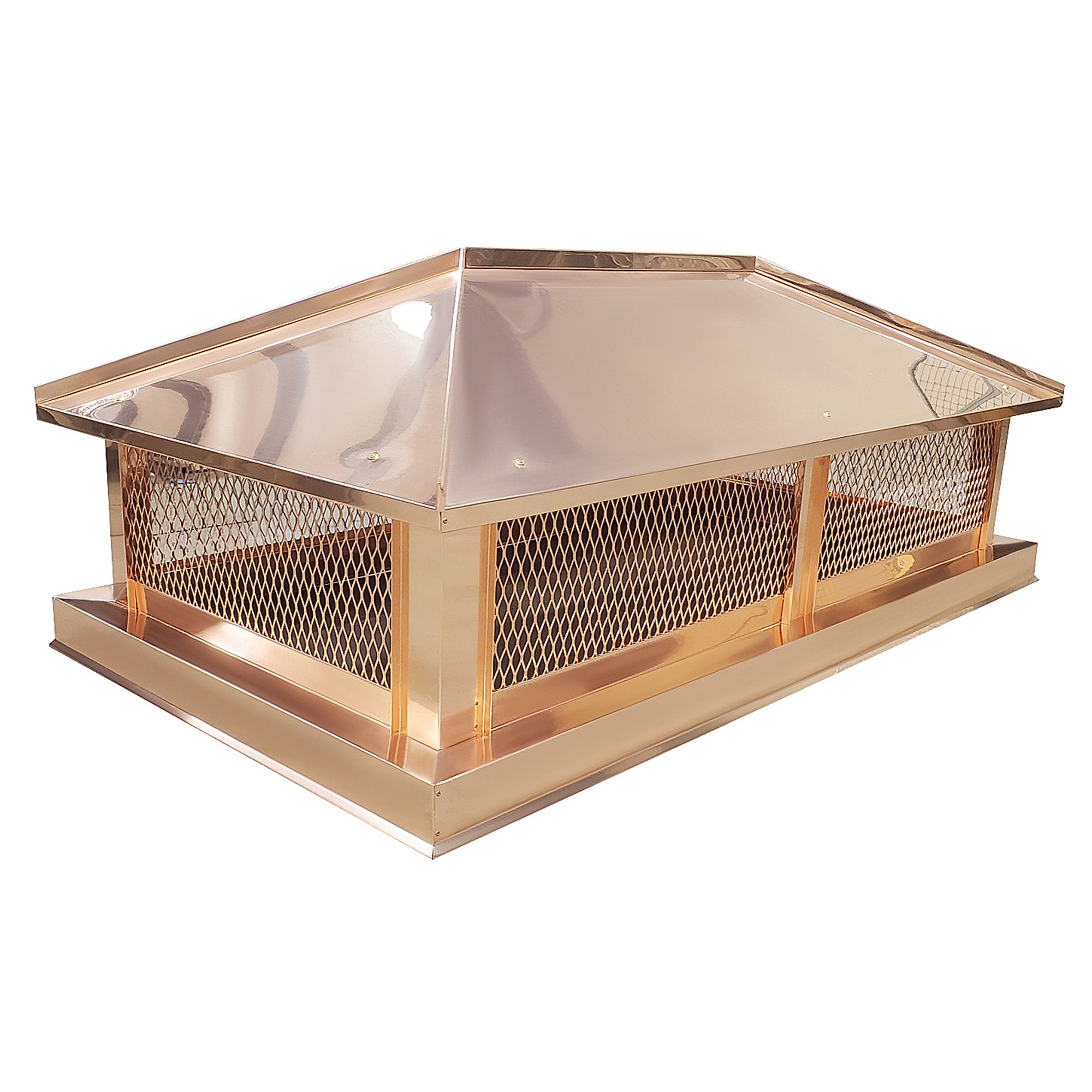 Custom Pyramid-Style Chimney Crown Topper