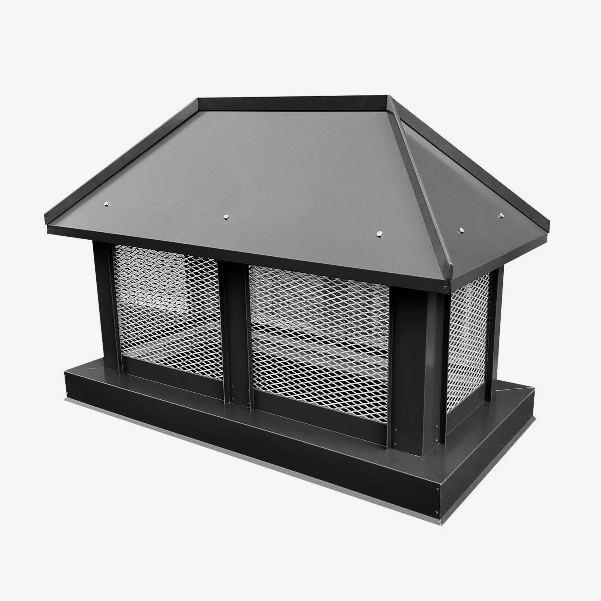 MASTER Custom Pyramid Copper Chimney Cap for Fireplace