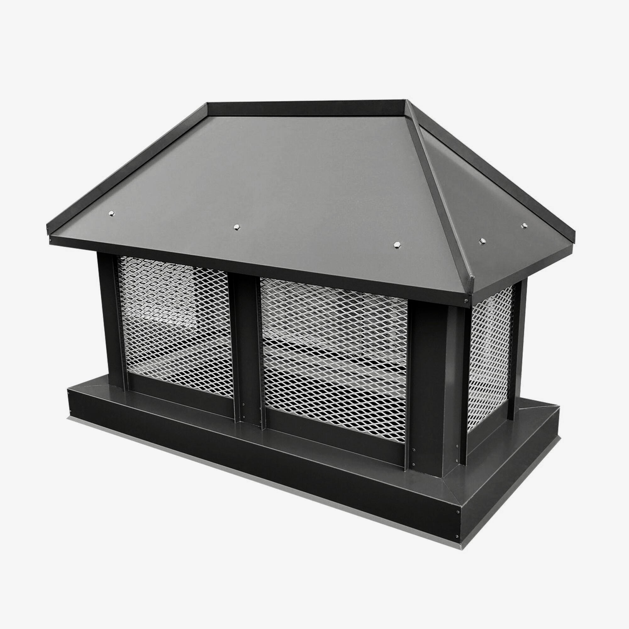 MASTER Custom Pyramid Copper Chimney Cap for Fireplace