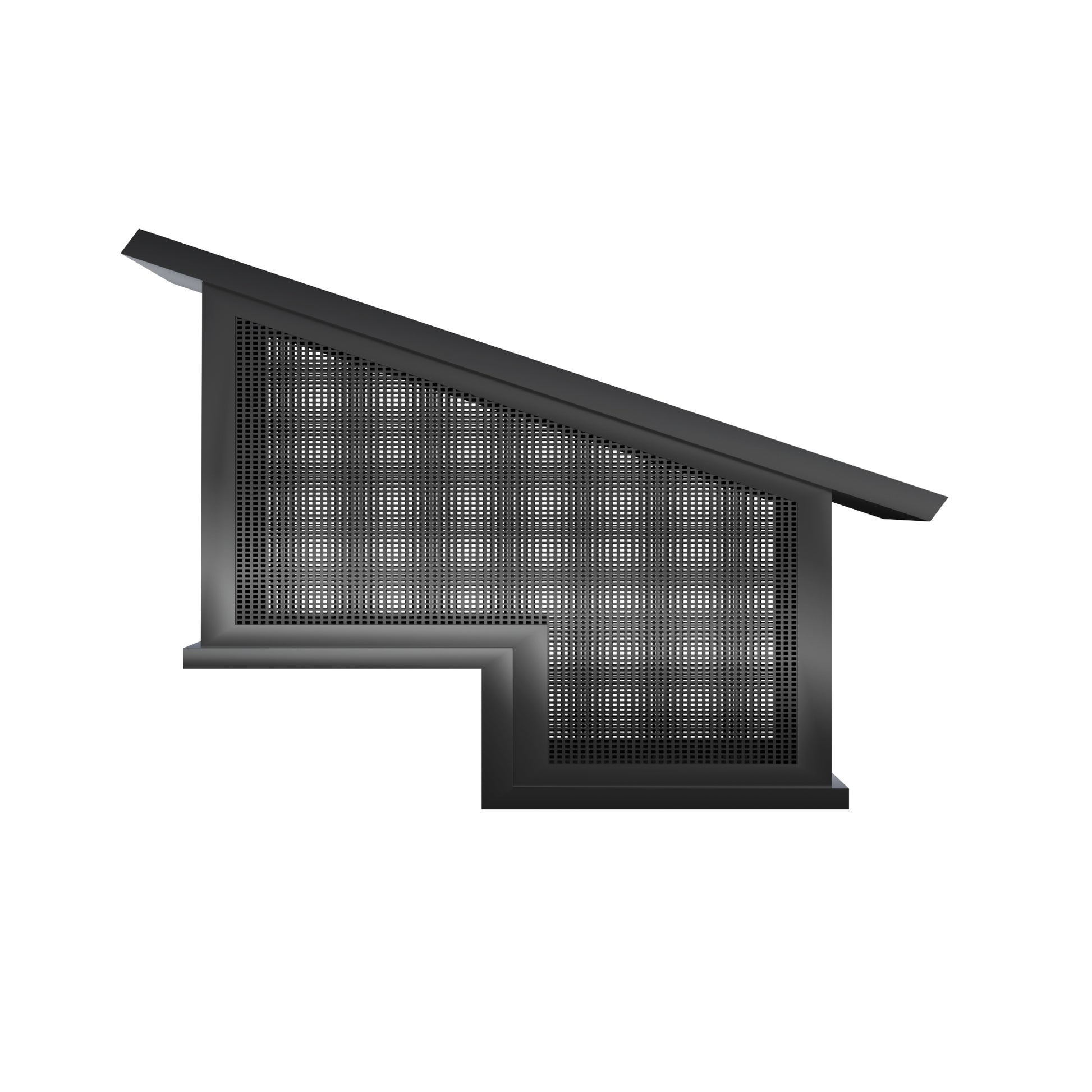 Stainless Steel chimney shroud with customizable shape/size for suburban villa chimneys