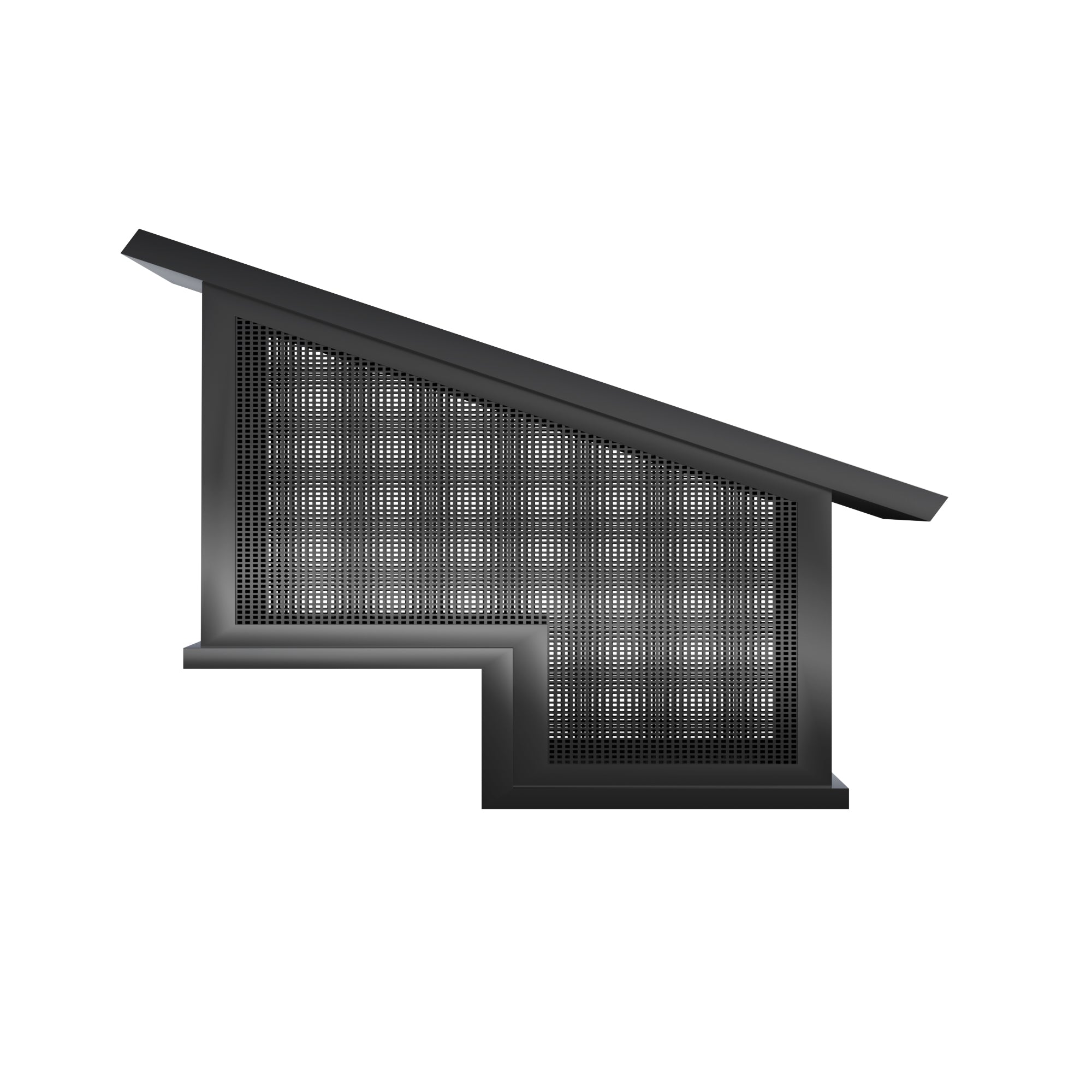 Stainless Steel chimney shroud with customizable shape/size for suburban villa chimneys