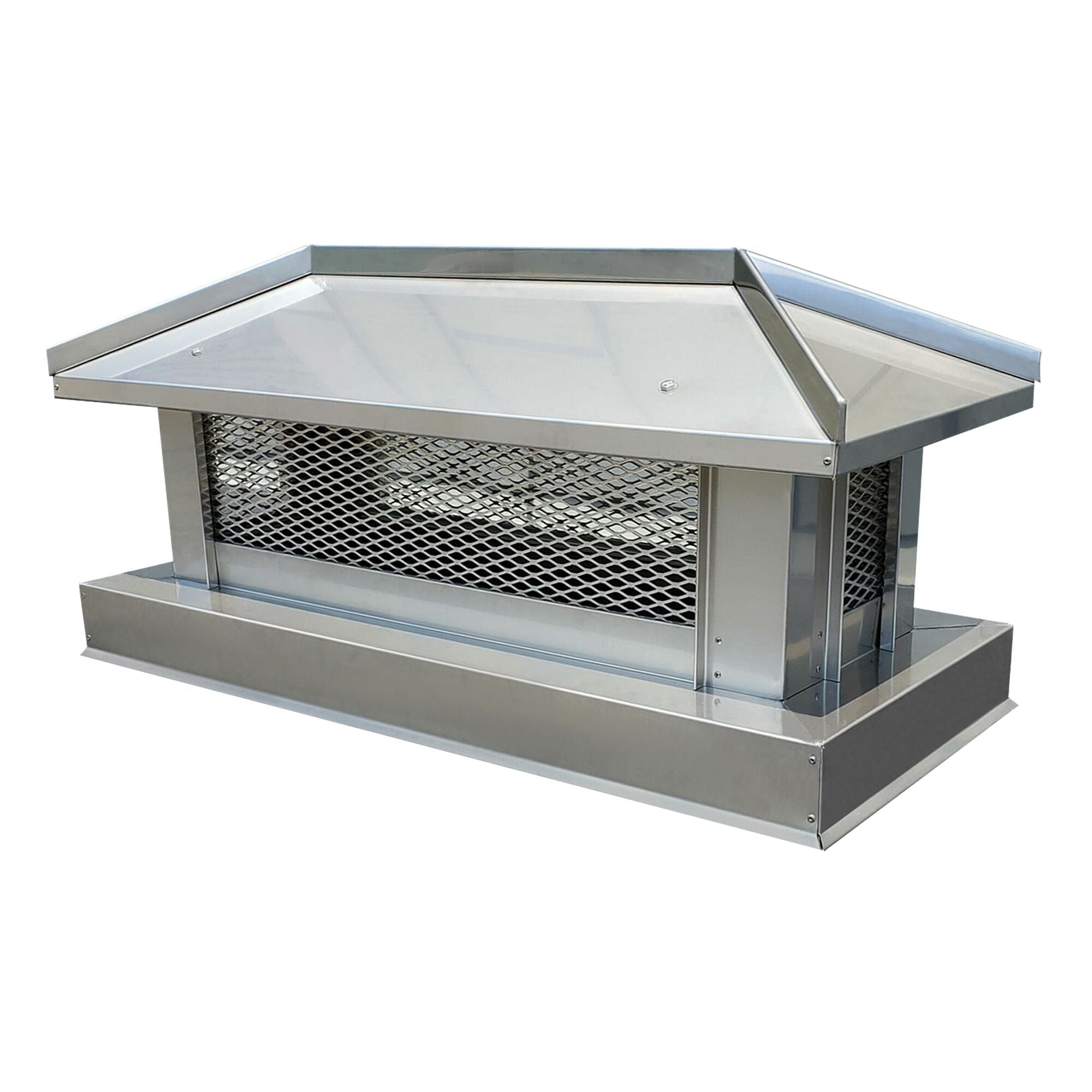 MASTER Custom Zinc Chimney Topper With Pyramid Design