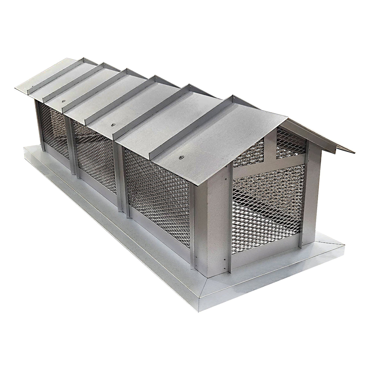 MASTER Custom Zinc Pyramid Chimney Cap Cover Protection