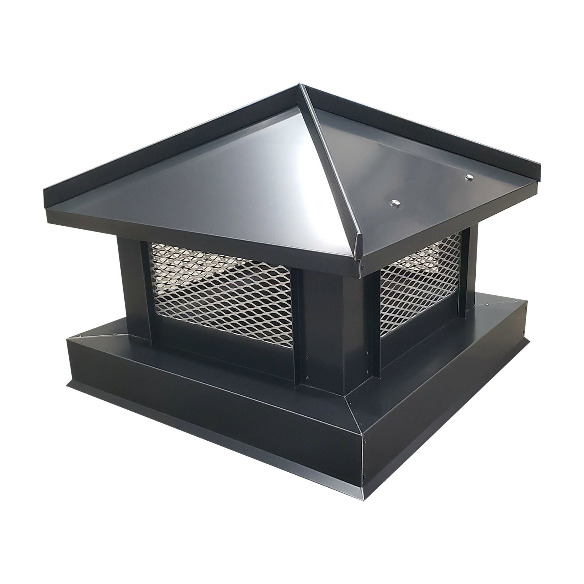 Pyramid Chimney Cover Stainless Steel Fireplace Cap