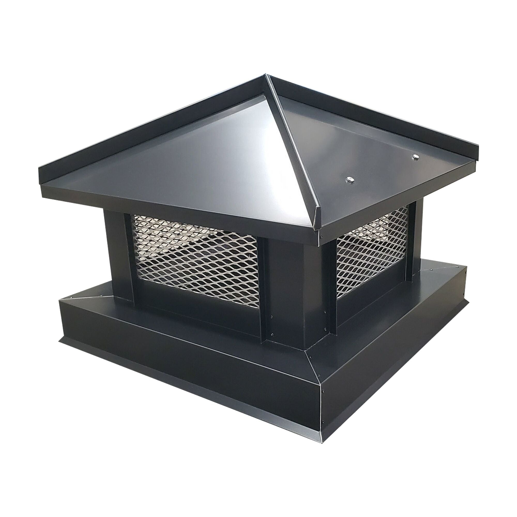 Pyramid Chimney Cover Stainless Steel Fireplace Cap