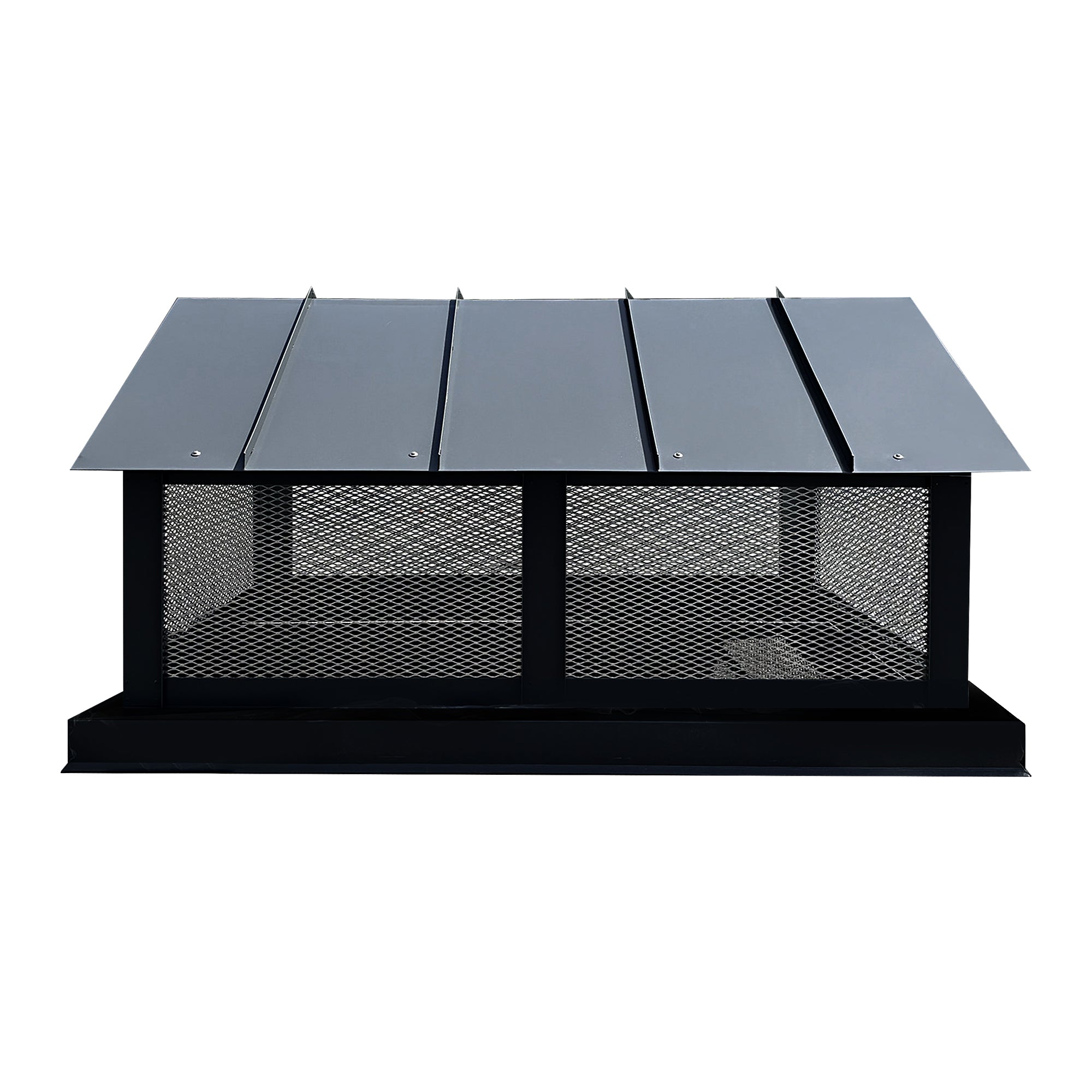 Stainless Steel Chimney Topper With Pyramid Crown