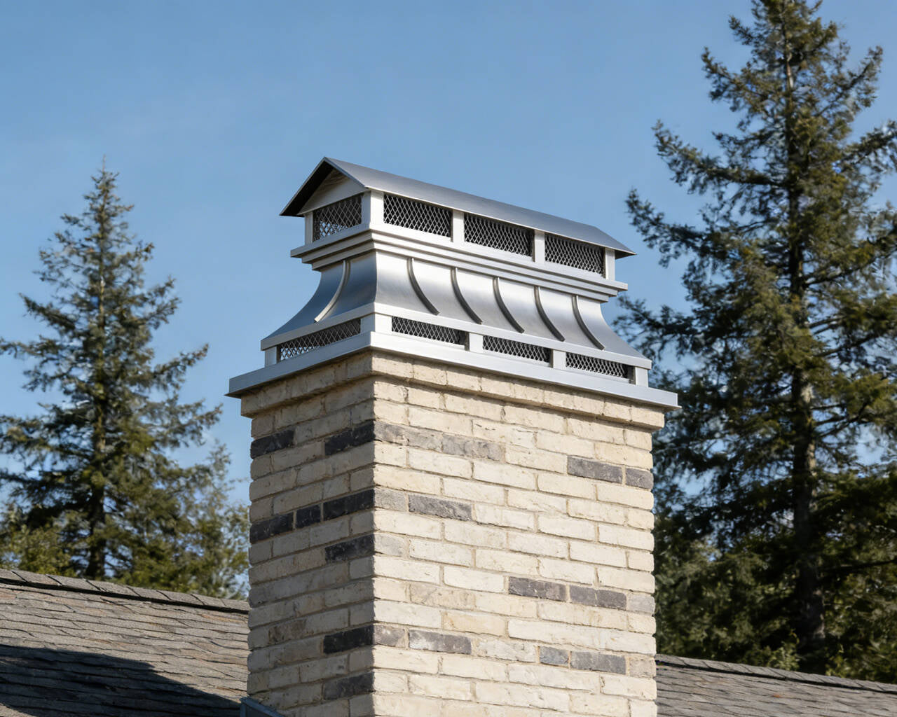 custom zinc chimney caps