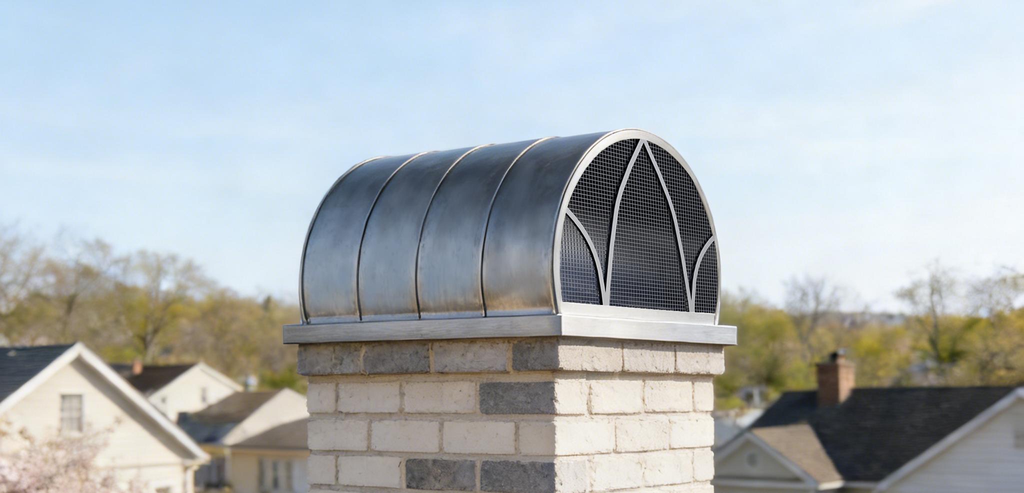 custom zinc chimney caps