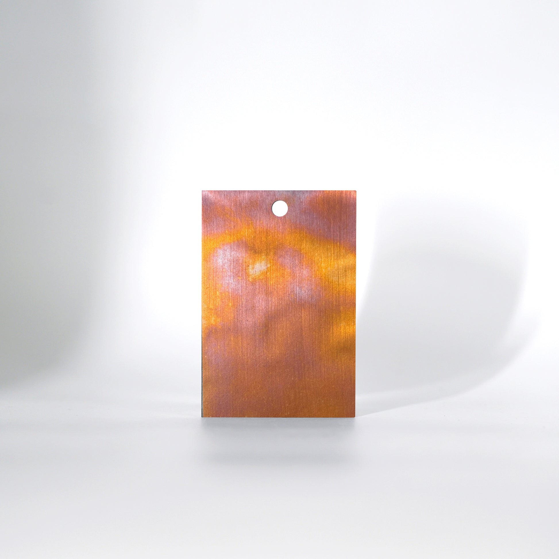 Chimneycapmaster fired copper light hammered sample