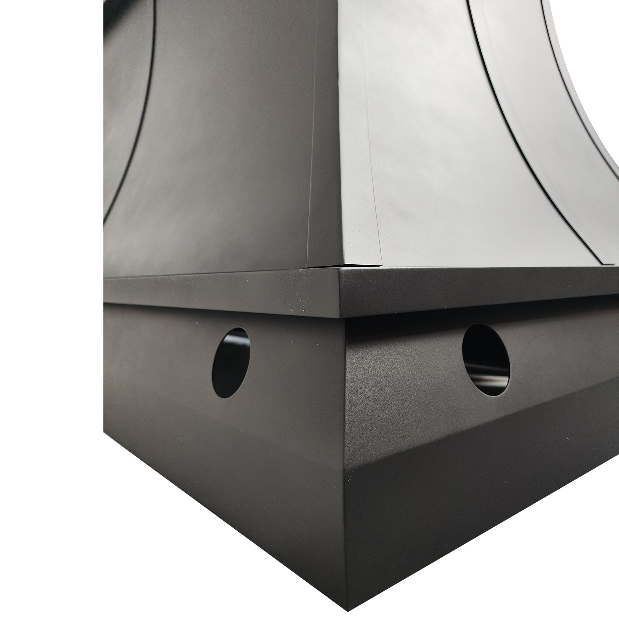 MASTER Chicago Custom Flat Chimney Cover Black Stainless Steel  MS-F04 for Kc
