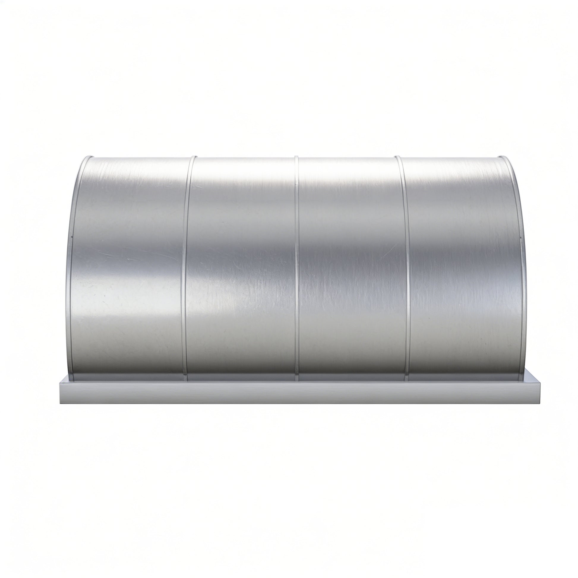 MASTER Custom Natural Zinc Chimney Shroud Box Design MZ-F02 installed on residential chimney with natural zinc patina finish