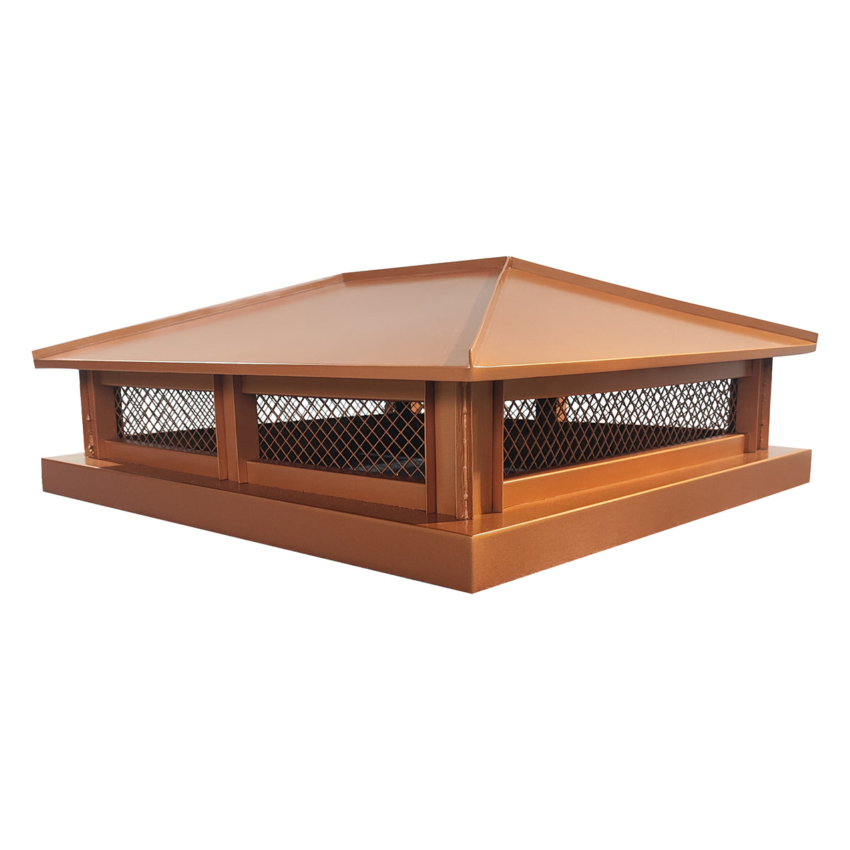 Chimneycapmaster copper chimney cap