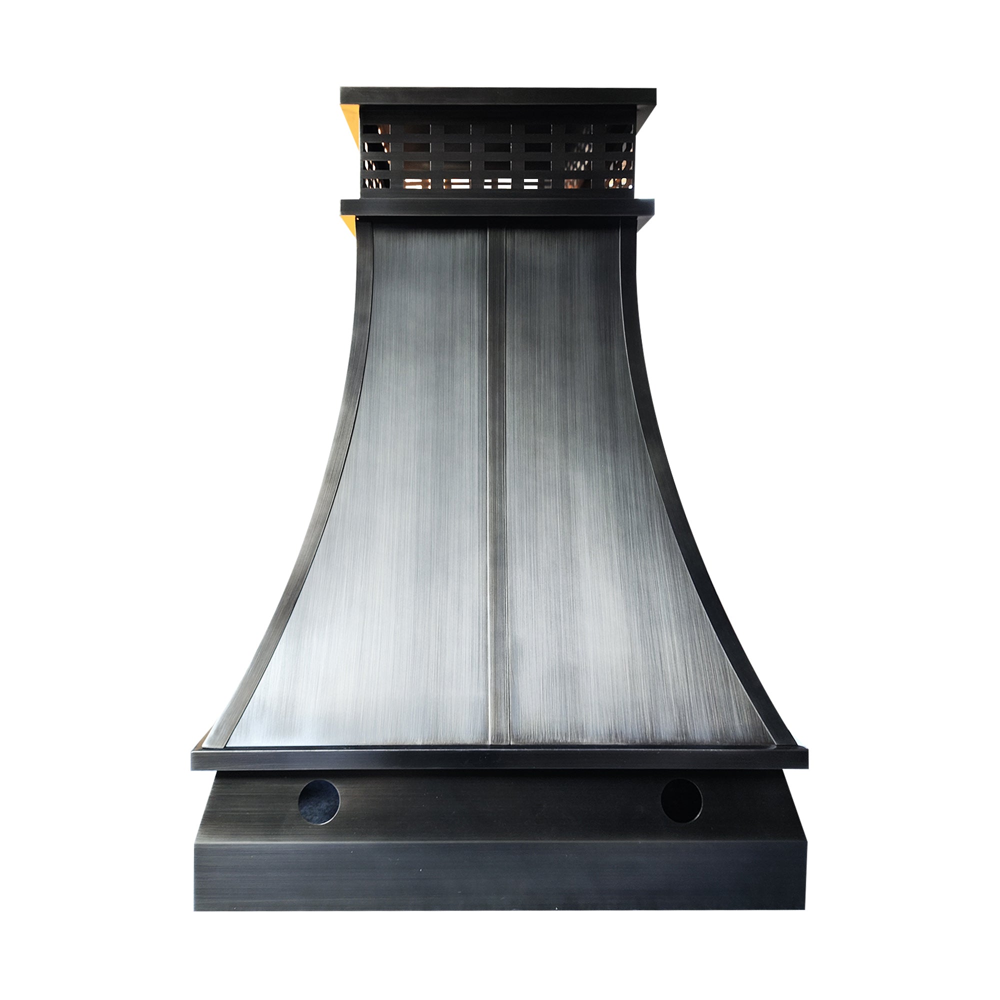 MASTER Industrial Brushed Gray Stainless Steel Chimney Cap Heavy-Duty Handmade MS-F11