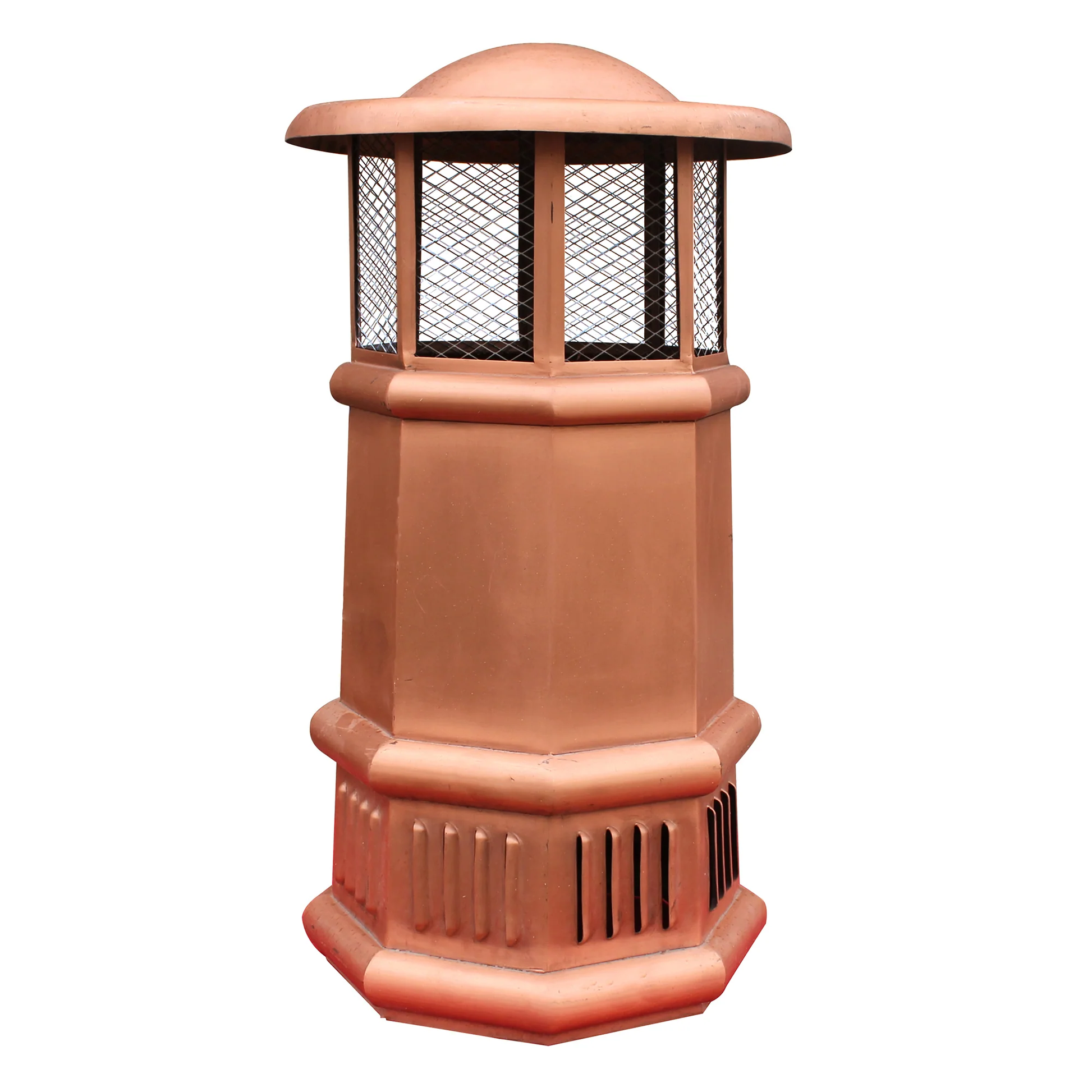 custom nature copper handcrafted chimney cap desiged for multi flues chimney or single chimney
