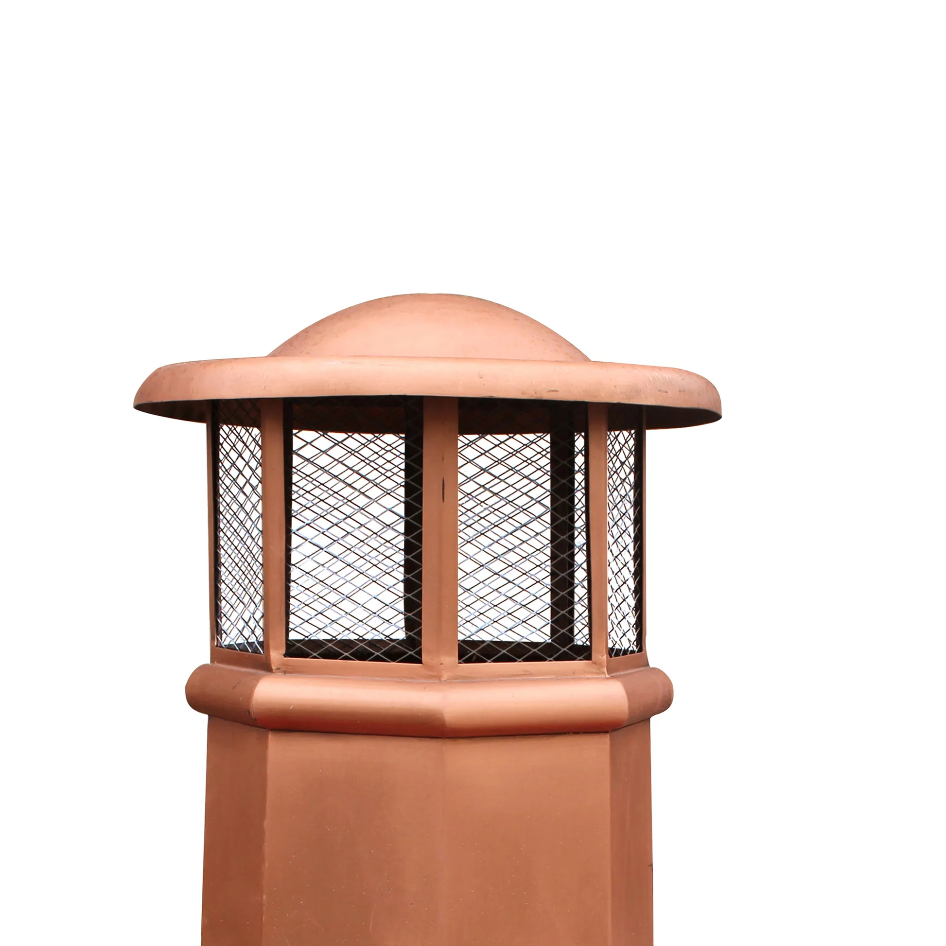 custom nature copper handcrafted chimney cap desiged for multi flues chimney or single chimney