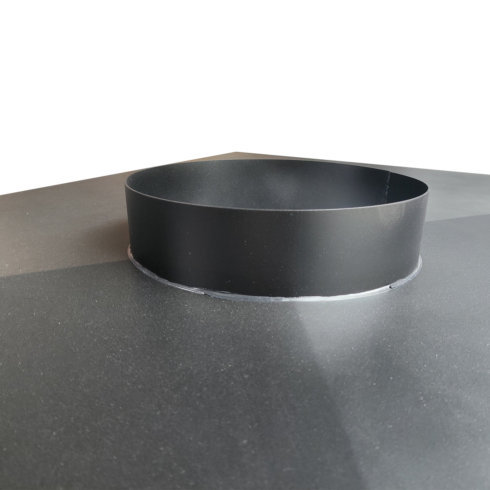 Custom stainless steel chimney chase cover with heavy-duty welded construction for Chicago residential homes