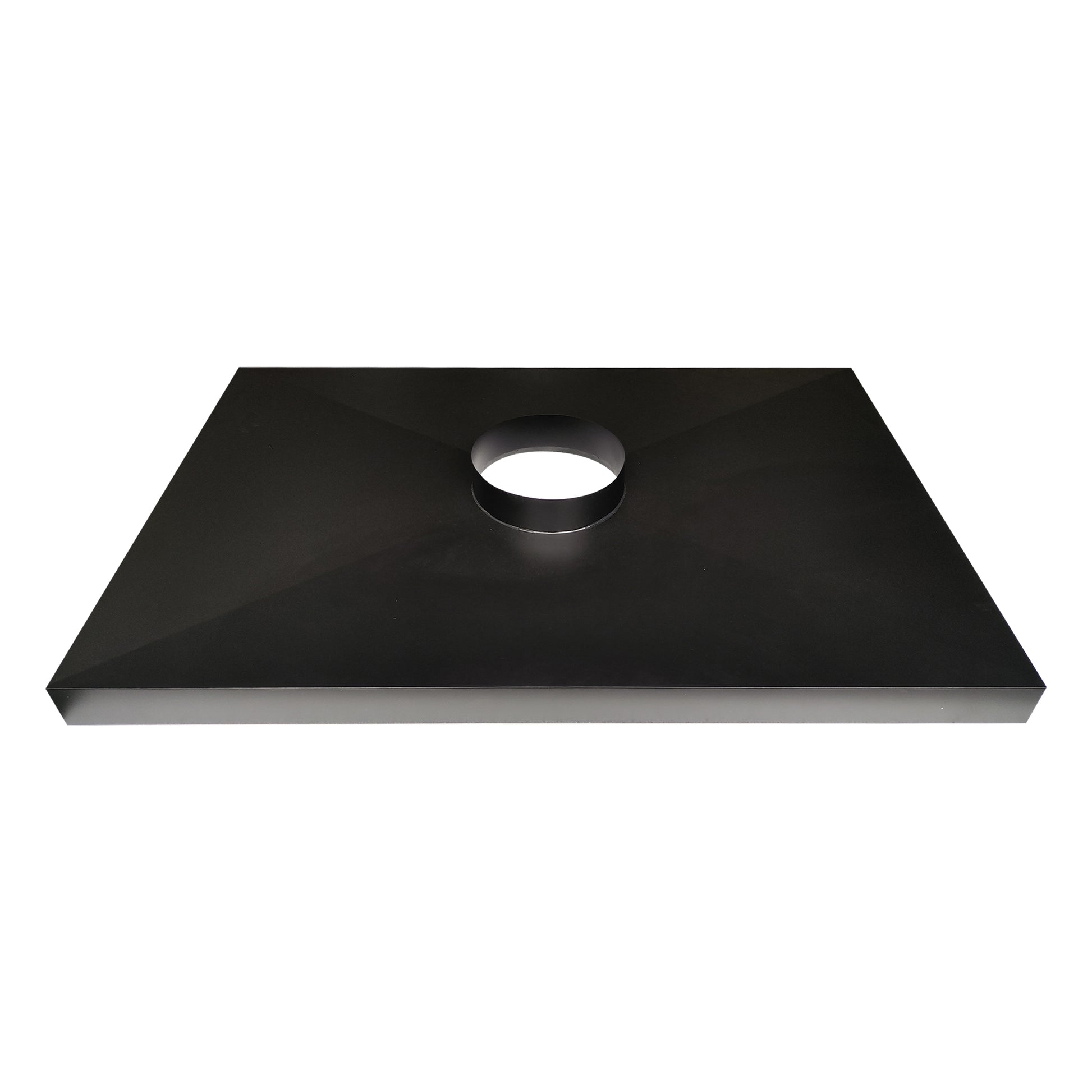 Custom stainless steel chimney chase cover with heavy-duty welded construction for Chicago residential homes