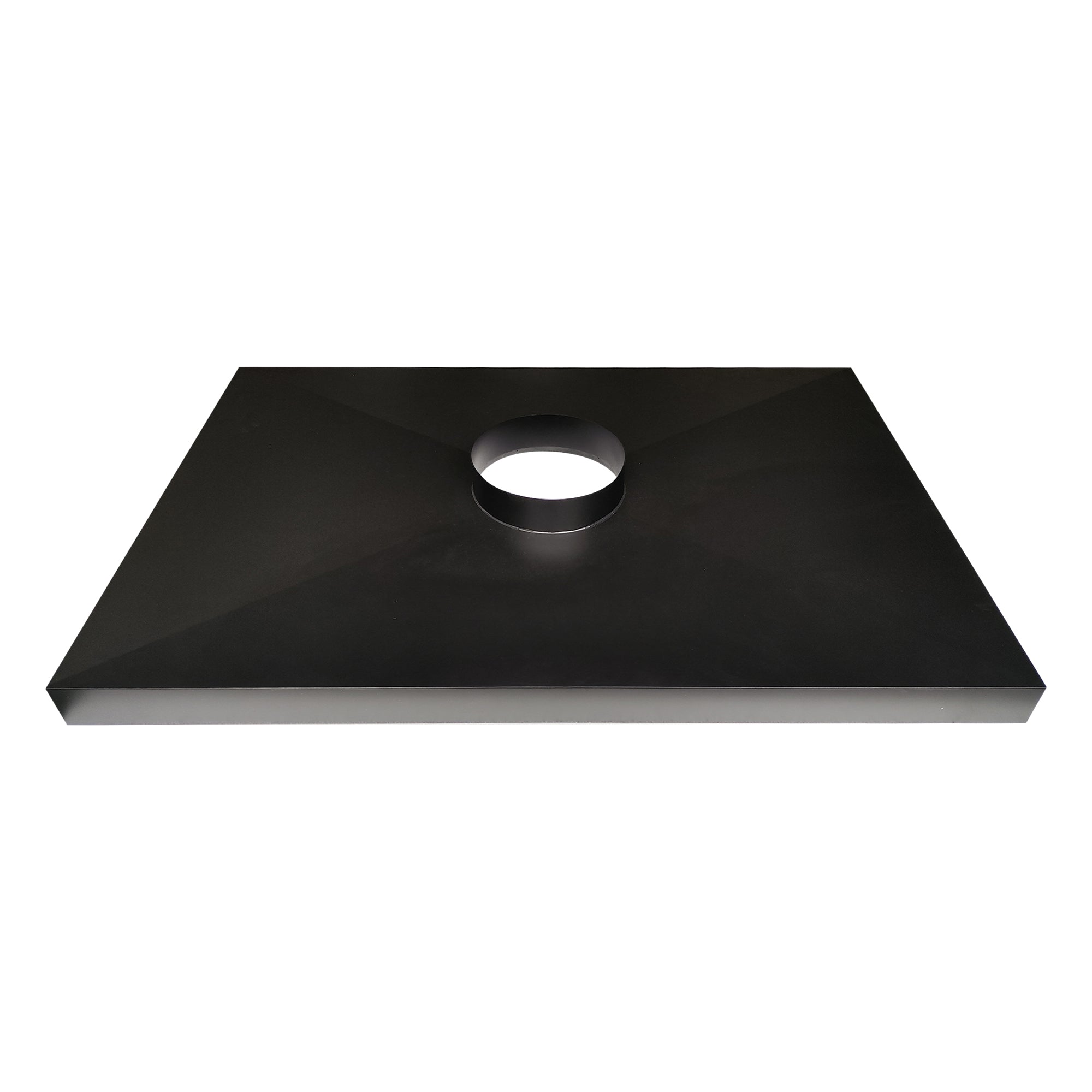Custom stainless steel chimney chase cover with heavy-duty welded construction for Chicago residential homes