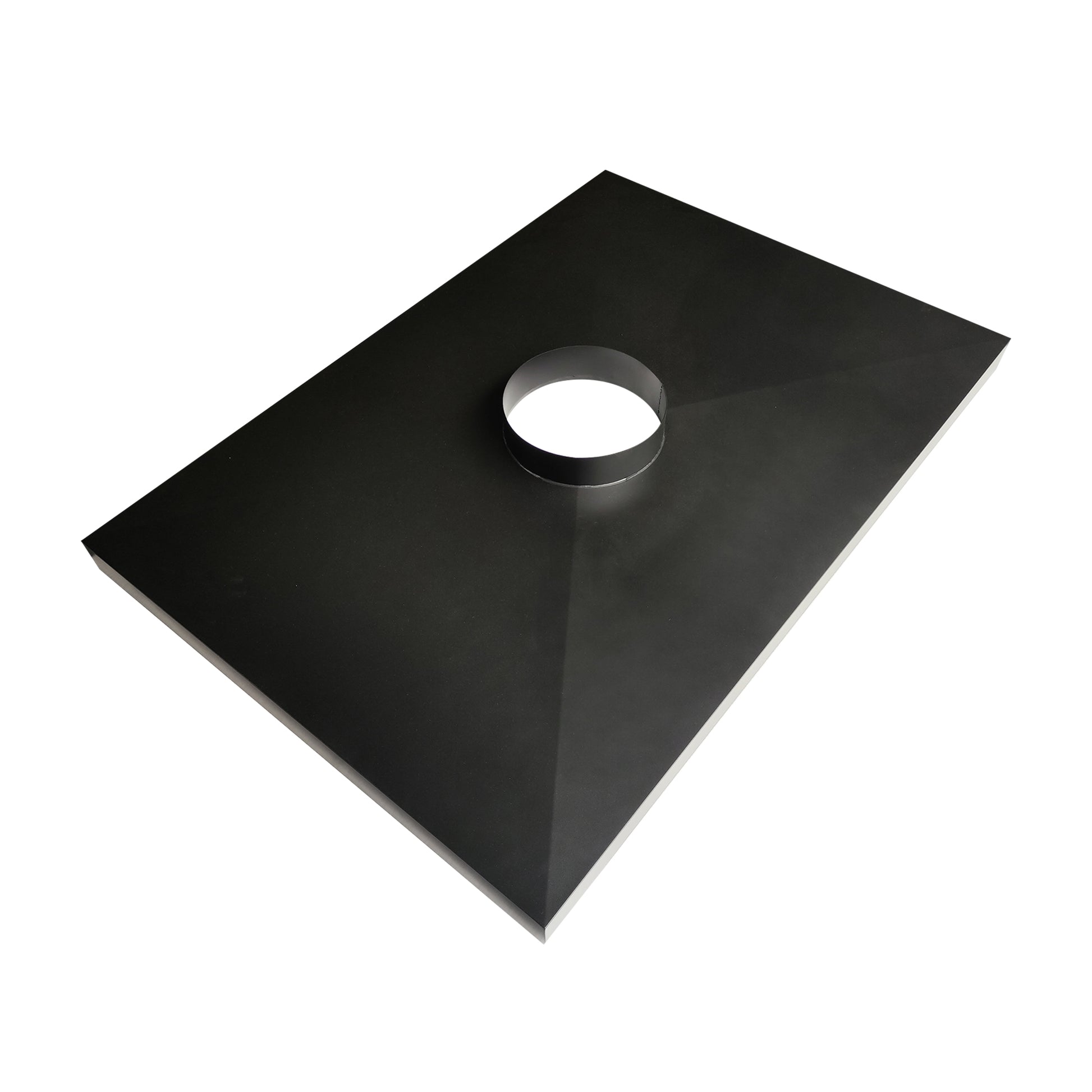 Custom stainless steel chimney chase cover with heavy-duty welded construction for Chicago residential homes