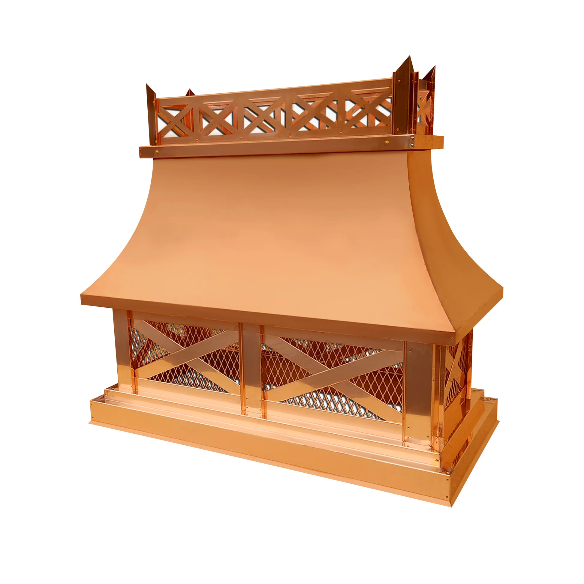 MASTER Custom Flat Copper Cap For Chimney for Alix