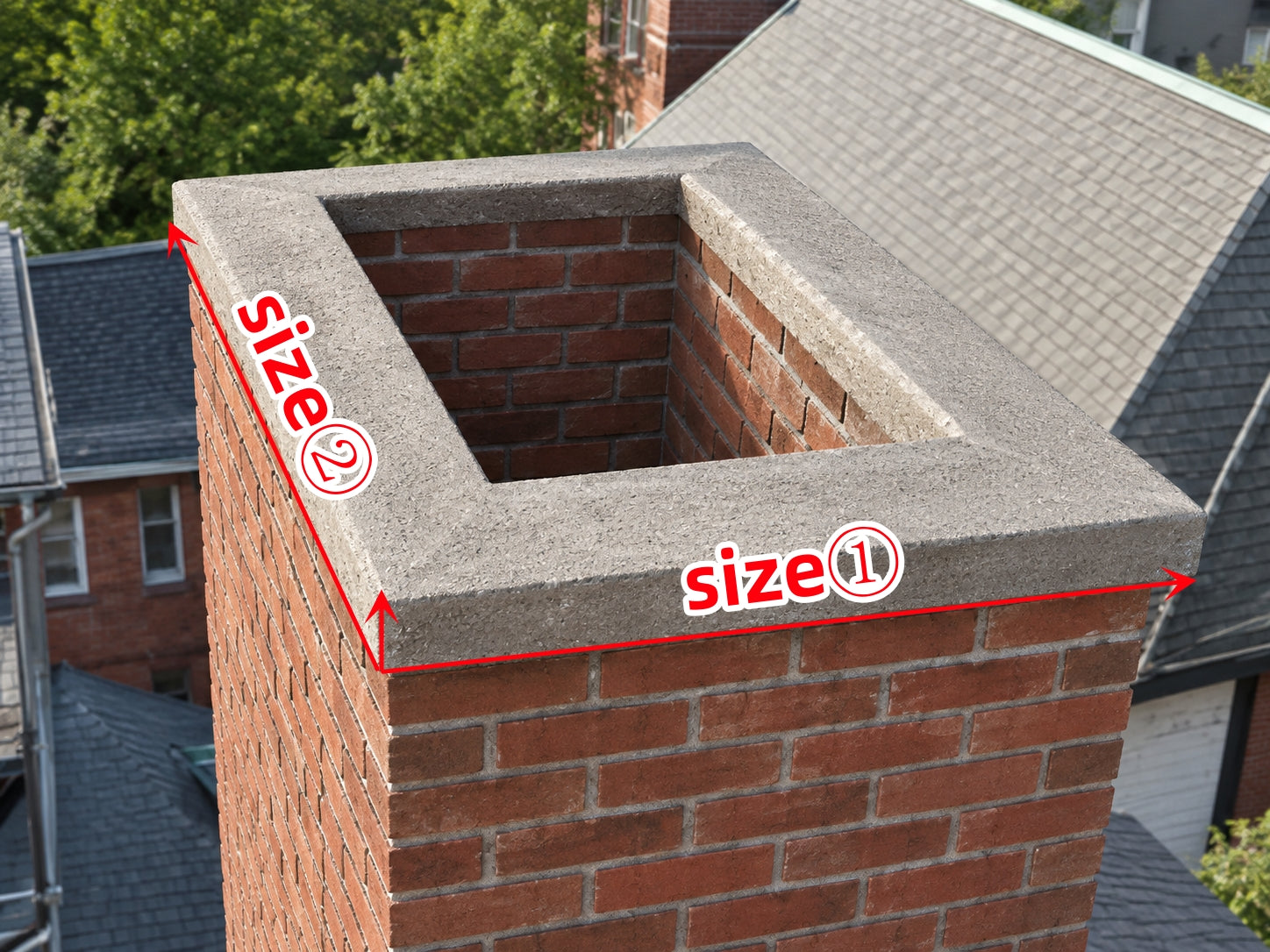 MASTER Custom Slope Stainless Steel Chimney Rain Cap MS-S01